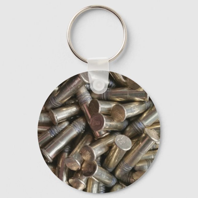 22 Calibre Bullets Keychain (Front)