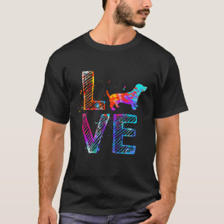 22 Colourful Dachshund Dog Mom Gifts Dachshund T-Shirt