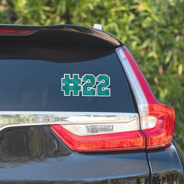 #22 Custom Cut Vinyl (Car Side)