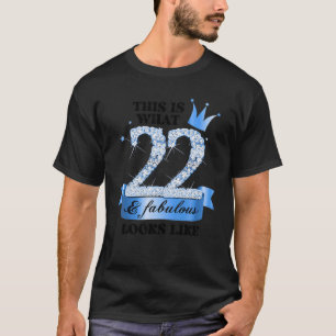 22 & Fabulous I Blue White Party Group Candid Phot T-Shirt