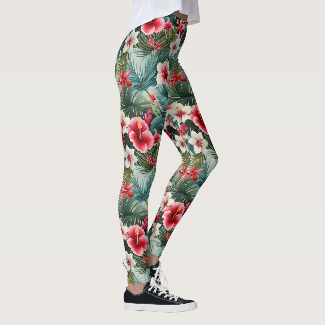 #22 Floral Pattern Leggings (Right)