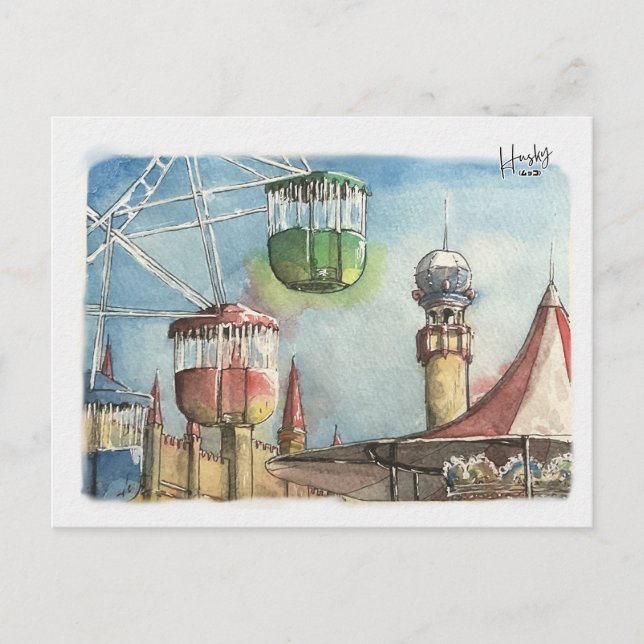 22 : Lunapark Postcard (Front)