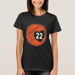 #22 Number 22 - Bysketbyll Graphic Saying Byll Bby T-Shirt