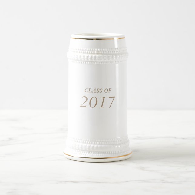 22 oz. "CLASS OF 2017" Graduate/Graduation Stein (Center)