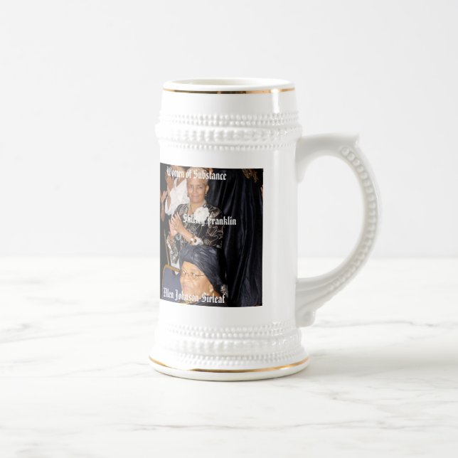 22 oz mug of Ellen Sirleaf (Right)