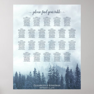 22 Tableau Arbres à pin bleu Mariage Tableau de si