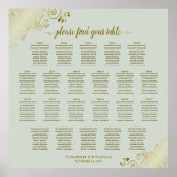 22 Tableau de la dentelle d'or sur le Mariage d'ar