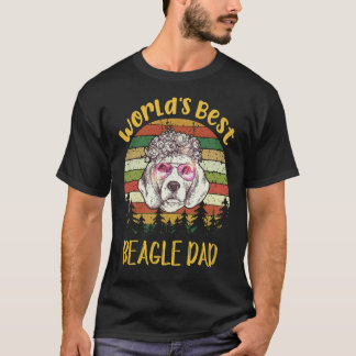 22 World'S Best Beagle Dad Beagle T-Shirt