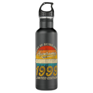 22 Year Old Bday 1999 Awesome Since 22nd Birthday 710 Ml Water Bottle
