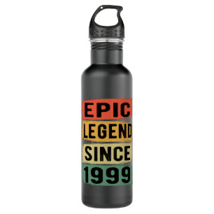 22 Years Old Bday 1999 Epic Legend 22nd Birthday 710 Ml Water Bottle