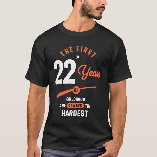 22 Years Old Gift | 22nd Birthday Gift Ideas T-Shirt (Front)