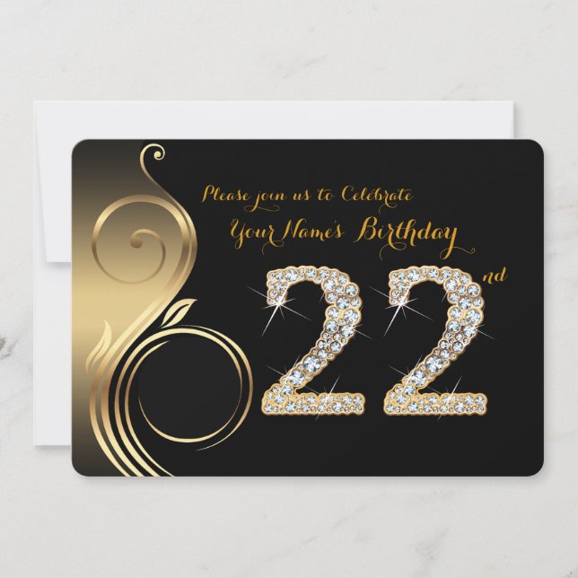 22e, Invitation Anniversaire, Numéro Diamant, Phot (Devant)