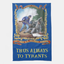 22e régiment serviette de thé USCT