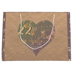 22nd Copper Anniversary Gift Bag