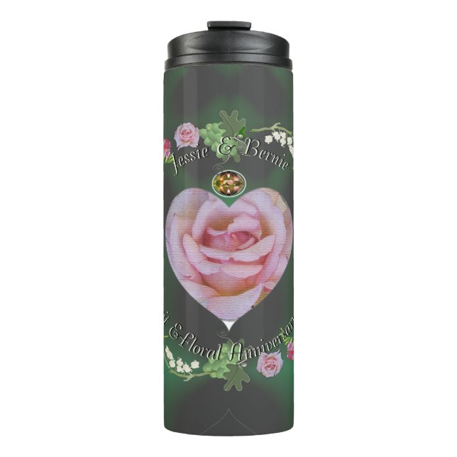 22nd or 4th Anniversary Thermal Tumbler (Front)