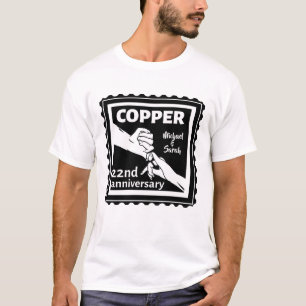 22nd wedding anniversary holding hands T-Shirt