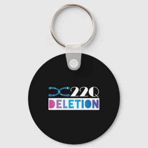 22q11 Deletion For 22q Awareness Support  Keychain