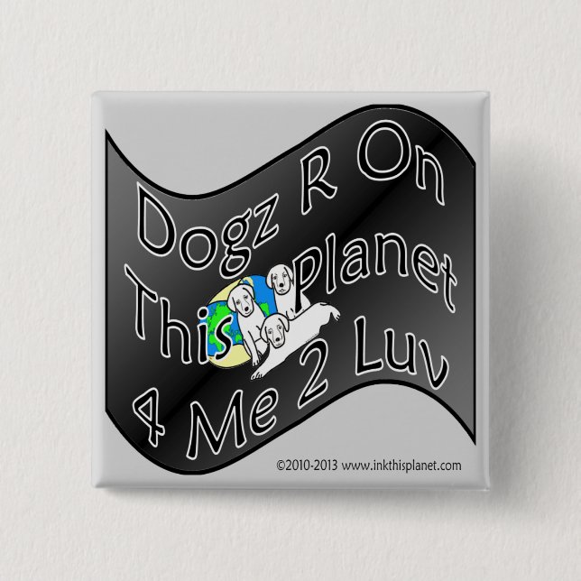 2302-LC01-PK01 2 INCH SQUARE BUTTON (Front)
