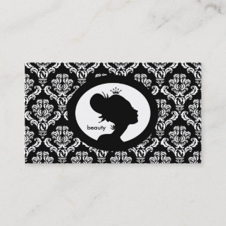 232 Carte de rendez-vous de salon Femme de la Cour