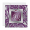 232 Elegant Wedding Leaf Floral Purple Sparkle