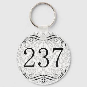 237 Area Code Keychain
