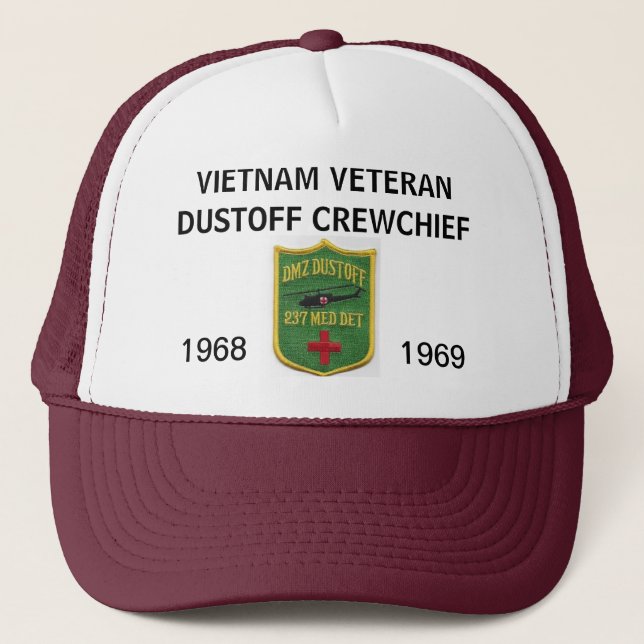 237th CASQUETTE de MAILLE de DUSTOFF CREWCHIEF (Devant)