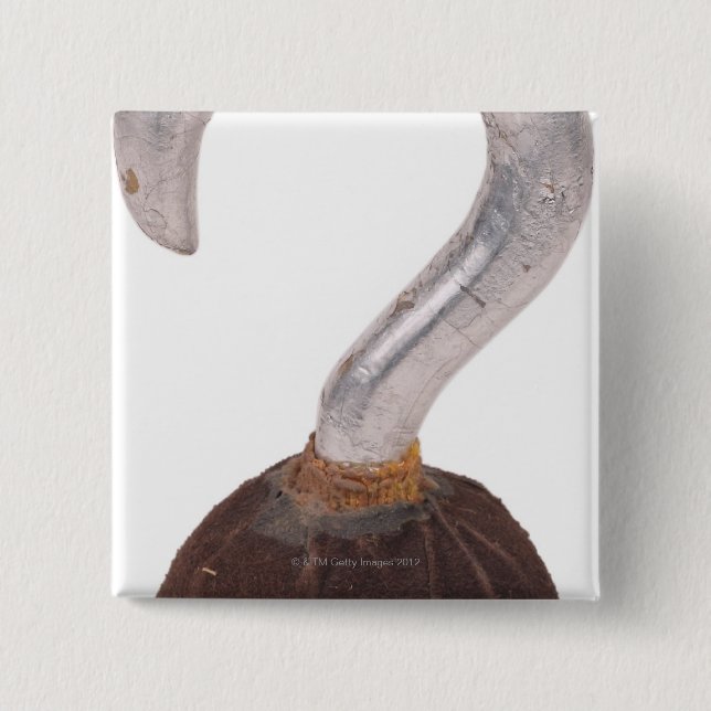 23970387 2 2 INCH SQUARE BUTTON (Front)