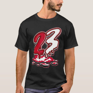 23 Drip Next Nature White Gym Red Matching T-Shirt
