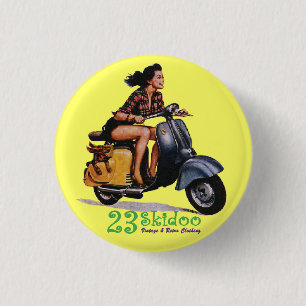 23 Skibutton 1 Inch Round Button