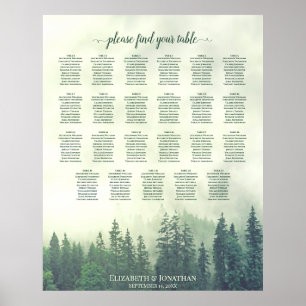 23 Tableau Vert Mariage de pin de montagne