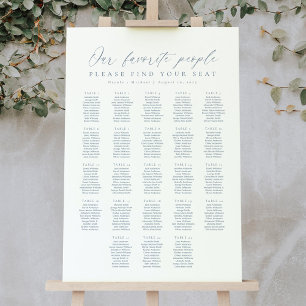 23 Tables Our Favourite People Seating Chart