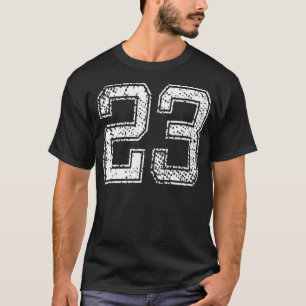 23 Twenty Three Number Sport American Football Bas T-Shirt