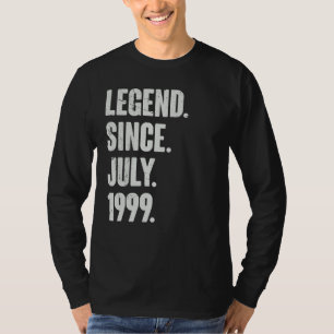23 Year Old 23rd Birthday Legend Since July 1999 T-Shirt