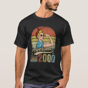 23 Year Old Awesome Since 2000 23Th Birthday Gifts T-Shirt