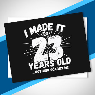 23 Year Old Birthday - Funny 23rd Birthday Meme Postcard