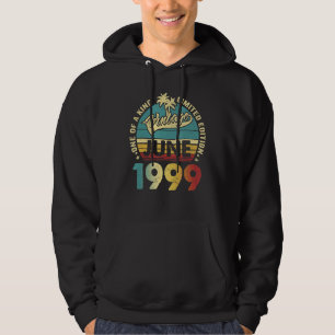 23 Year Old Vintage June 1999 23rd B Day Hoodie