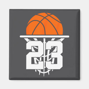 23 Years Basketball 23rd Birthday Magnet