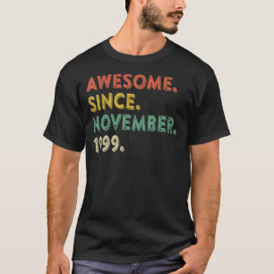 23 Years Old Awesome Since November 1999 23rd Bir T-Shirt