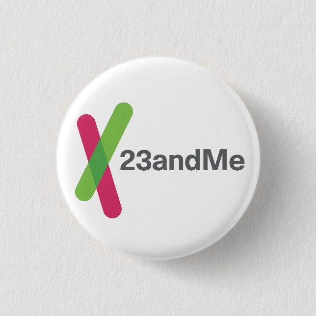 23andMe Logo Mini-Button 1 Inch Round Button (Front)