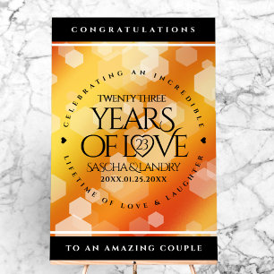 23e anniversaire de Mariage de Topaz impérial