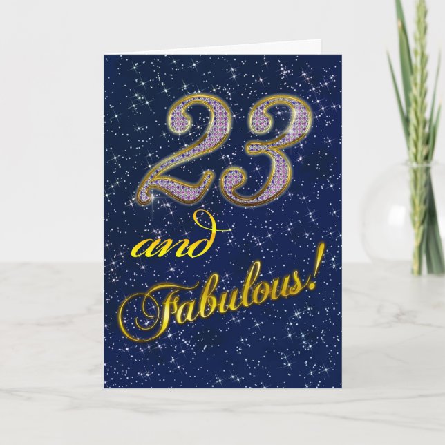 23e fête d'anniversaire Invitation (Devant)