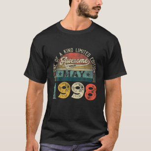 23Rd Birthday Decorations May 1998 Men Women 23 Ye T-Shirt