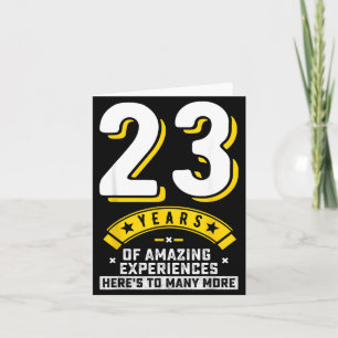 23rd Birthday Quote Igovernment Agencys Turning 23 Card