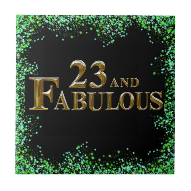 23rd Birthday  Tile (Front)