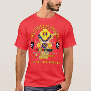 23rd Chemical Bn Camp Humphreys w Map w KOREA SVC T-Shirt
