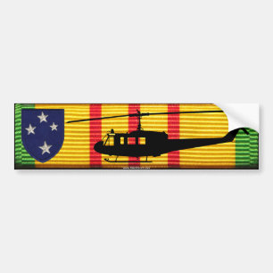 23rd Infantry Div. UH-1 Huey VSM Bumper Sticker