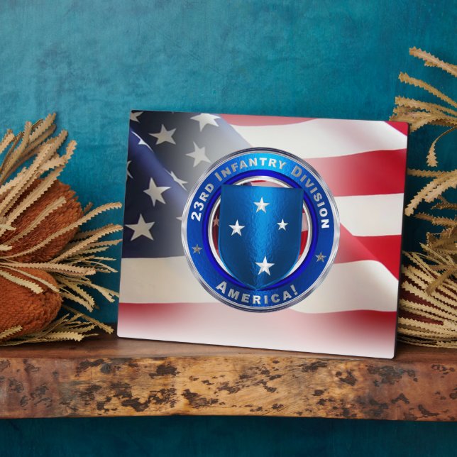 23rd Infantry Division “America!” Plaque (Side)
