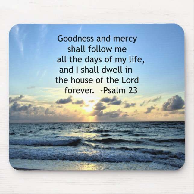 23RD PSALM SUNRISE PHOTO DESIGN MOUSE PAD (Front)