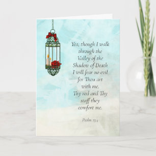 23rd Psalm Sympathy Card