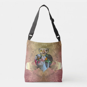23rd Wedding Anniversary Photo Claddagh Topaz Crossbody Bag